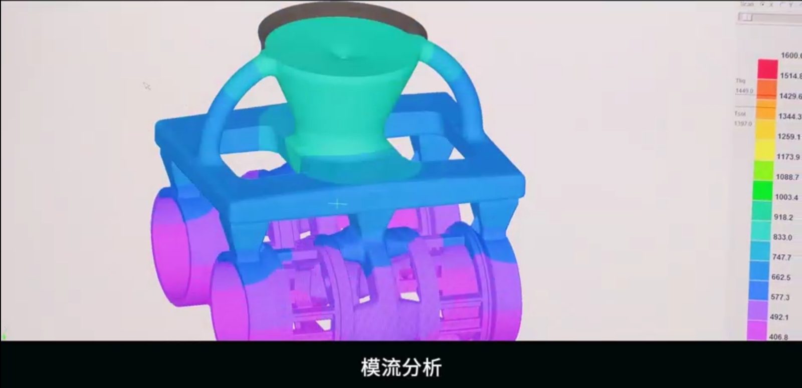 Mô phỏng đông đặc vật đúc thể hiện các điểm nóng